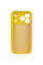 Чехол Silicone Case с защитой камеры NO LOGO для Apple iPhone 17 Pro Max / 18 Pro Max (6.9) - Желтый / Yellow - фото