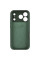 Чехол Silicone Case с защитой камеры NO LOGO для Apple iPhone 17 Pro Max / 18 Pro Max (6.9) - Зеленый / Cyprus Green - фото
