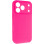Чехол Silicone Case с защитой камеры NO LOGO для Apple iPhone 17 Pro Max / 18 Pro Max (6.9) - Розовый / Barbie pink