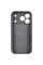 Чехол Silicone Case с защитой камеры NO LOGO для Apple iPhone 17 Pro Max / 18 Pro Max (6.9) - Серый / Dark Gray - фото
