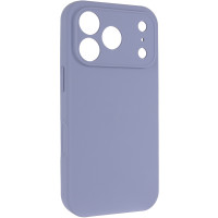 Чохол Silicone Case із захистом камери NO LOGO для Apple iPhone 17 Pro Max / 18 Pro Max (6.9) - Сірий / Lavender Gray