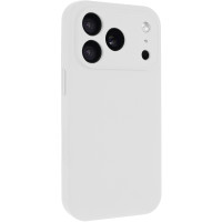 Чехол Silicone Case с защитой камеры NO LOGO для Apple iPhone 17 Pro Max (6.9) - Белый / White