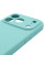 Чехол Silicone Case с защитой камеры NO LOGO для Apple iPhone 17 Pro Max (6.9) - Бирюзовый / Marine Green - фото