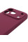 Чехол Silicone Case с защитой камеры NO LOGO для Apple iPhone 17 Pro Max (6.9) - Бордовый / Plum - фото