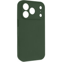Чехол Silicone Case с защитой камеры NO LOGO для Apple iPhone 17 Pro Max (6.9) - Зеленый / Cyprus Green