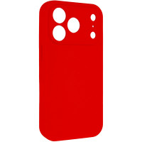 Чохол Silicone Case із захистом камери NO LOGO для Apple iPhone 17 Pro Max (6.9) - Червоний / Red