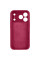 Чехол Silicone Case с защитой камеры NO LOGO для Apple iPhone 17 Pro Max (6.9) - Красный / Rose Red - фото