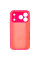 Чехол Silicone Case с защитой камеры NO LOGO для Apple iPhone 17 Pro Max (6.9) - Розовый / Barbie pink - фото