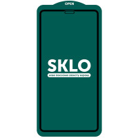 Защитное стекло SKLO 5D (тех.пак) для Apple iPhone 11 Pro (5.8) / X / XS - Черный