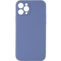 Силиконовый чехол Candy Full Camera для Apple iPhone 12 Pro Max (6.7) - Голубой / Mist blue