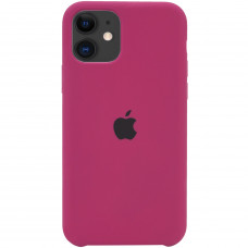 Чохол Silicone Case (AA) для Apple iPhone 11 (6.1) - Бордовий / Maroon