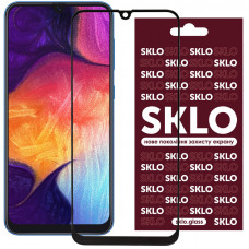 Защитное стекло SKLO 3D для Samsung A20 / A30 / A30s / A50/A50s/M30 /M30s/M31/M21/M21s - Черный