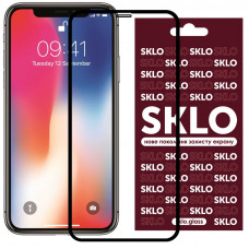 Захисне скло SKLO 3D для Apple iPhone 11 Pro / X / XS (5.8) - Чорний