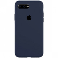 Чехол Silicone Case Full Protective (AA) для Apple iPhone 7 plus / 8 plus (5.5) - Темный Синий / Midnight Blue