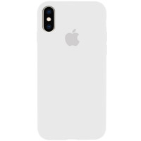 Чехол Silicone Case Full Protective (AA) для Apple iPhone X (5.8) / XS (5.8) - Белый / White