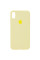 Чехол Silicone Case Full Protective (AA) для Apple iPhone X (5.8) / XS (5.8) - Желтый / Mellow Yellow