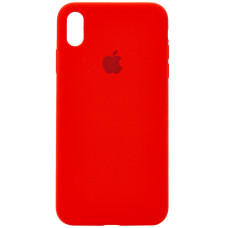Custodia Silicone Case Full Protective (AA) per Apple iPhone X / XS (5.8) - Rosso / Red
