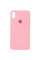 Чехол Silicone Case Full Protective (AA) для Apple iPhone X (5.8) / XS (5.8) - Розовый / Pink - фото