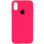 Чохол Silicone Case Full Protective (AA) для Apple iPhone X (5.8) / XS (5.8) - Рожевий / Barbie pink