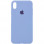 Чохол Silicone Case Full Protective (AA) для Apple iPhone X (5.8) / XS (5.8) - Блакитний / Lilac Blue