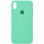 Чехол Silicone Case Full Protective (AA) для Apple iPhone X (5.8) / XS (5.8) - Зеленый / Spearmint