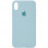 Чохол Silicone Case Full Protective (AA) для Apple iPhone X (5.8) / XS (5.8) - Бірюзовий / Turquoise