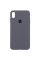 Чохол Silicone Case Full Protective (AA) для Apple iPhone X (5.8) / XS (5.8) - Сірий / Dark Grey - фото