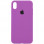 Чохол Silicone Case Full Protective (AA) для Apple iPhone X (5.8) / XS (5.8) - Фіолетовий / Grape