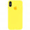 Чохол Silicone Case Full Protective (AA) для Apple iPhone X (5.8) / XS (5.8) - Жовтий / Yellow