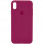 Чохол Silicone Case Full Protective (AA) для Apple iPhone X (5.8) / XS (5.8) - Червоний / Rose Red