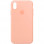 Чохол Silicone Case Full Protective (AA) для Apple iPhone X (5.8) / XS (5.8) - Помаранчевий / Grapefruit