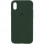 Чохол Silicone Case Full Protective (AA) для Apple iPhone X (5.8) / XS (5.8) - Зелений / Cyprus Green