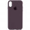 Чохол Silicone Case Full Protective (AA) для Apple iPhone X (5.8) / XS (5.8) - Фіолетовий / Elderberry