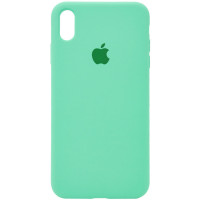 Чехол Silicone Case Full Protective (AA) для Apple iPhone XR (6.1) - Зеленый / Spearmint