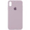 Чехол Silicone Case Full Protective (AA) для Apple iPhone XR (6.1) - Серый / Lavender