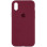 Чехол Silicone Case Full Protective (AA) для Apple iPhone XR (6.1) - Бордовый / Plum