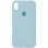 Чехол Silicone Case Full Protective (AA) для Apple iPhone XS Max (6.5) - Бирюзовый / Turquoise