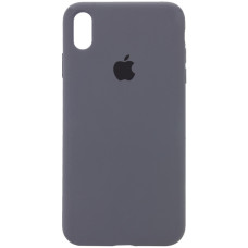 Чехол Silicone Case Full Protective (AA) для Apple iPhone XS Max (6.5) - Серый / Dark Gray