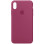 Чехол Silicone Case Full Protective (AA) для Apple iPhone XS Max (6.5) - Малиновый / Pomegranate