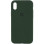 Чехол Silicone Case Full Protective (AA) для Apple iPhone XS Max (6.5) - Зеленый / Cyprus Green