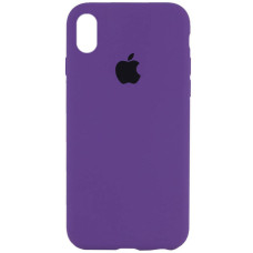 Чехол Silicone Case Full Protective (AA) для Apple iPhone XS Max (6.5) - Фиолетовый / Amethyst