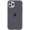 Чехол Silicone Case Full Protective (AA) для Apple iPhone 11 Pro (5.8) - Серый / Dark Grey