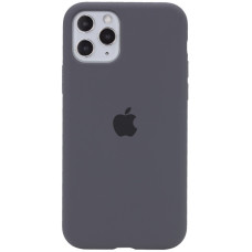 Чохол Silicone Case Full Protective (AA) для Apple iPhone 11 Pro (5.8) - Сірий / Dark Gray