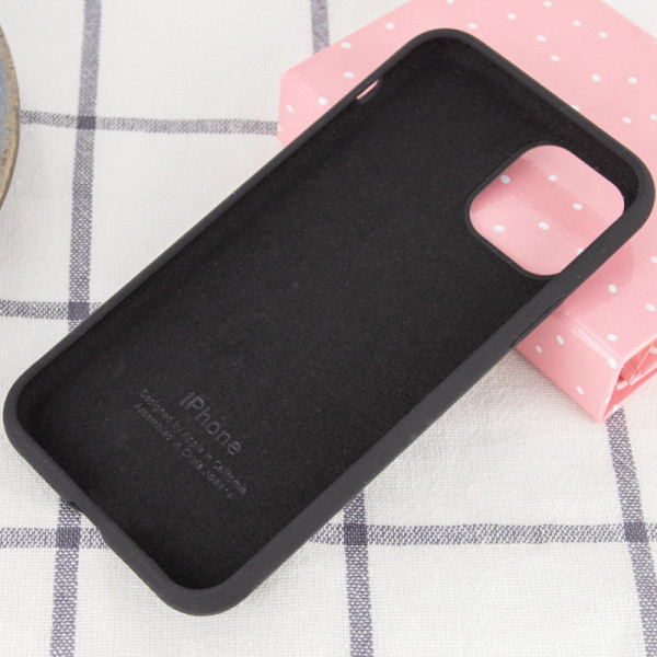 Чехол Silicone Case Full Protective (AA) для Apple iPhone 11 Pro (5.8) - Черный / Black - фото