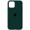 Чохол Silicone Case Full Protective (AA) для Apple iPhone 11 Pro (5.8) - Зелений / Forest green