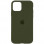 Чохол Silicone Case Full Protective (AA) для Apple iPhone 11 Pro (5.8) - Зелений / Dark Olive