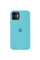 Чехол Silicone Case Full Protective (AA) для Apple iPhone 11 (6.1) - Бирюзовый / Marine Green