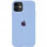 Чехол Silicone Case Full Protective (AA) для Apple iPhone 11 (6.1) - Голубой / Lilac Blue