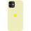 Чохол Silicone Case Full Protective (AA) для Apple iPhone 11 (6.1) - Жовтий / Mellow Yellow