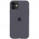 Чохол Silicone Case Full Protective (AA) для Apple iPhone 11 (6.1) - Сірий / Dark Grey